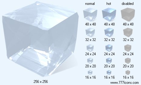 Salt Crystal Icon Images