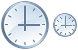 Clock icons