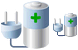 Electric power icons