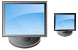 LCD monitor icons