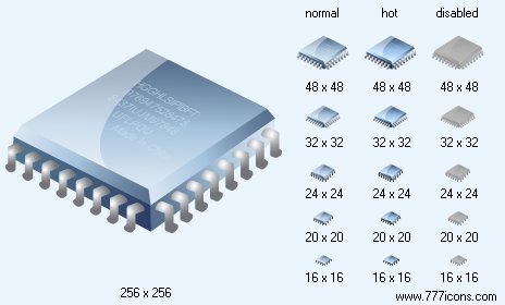 Microprocessor Icon Images