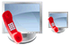 Phone support icons