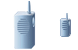 Portable radio transmitter icons