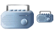 Radio set icons