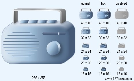 Radio Set Icon Images