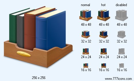 Book Library Icon Images