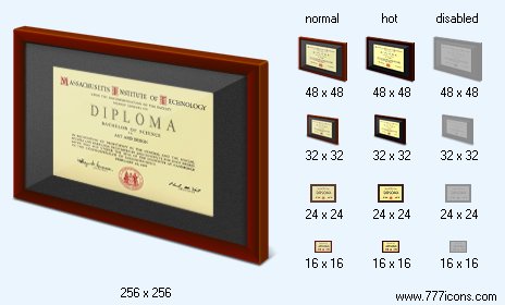 Diploma Icon Images