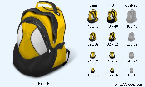 Schoolbag Icon Images