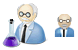 Scientist icons