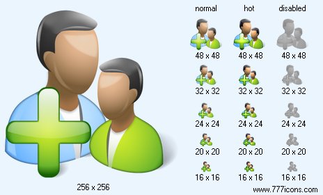 Add Users Icon Images