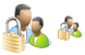 Locked users icons