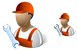 Motor mechanic icons