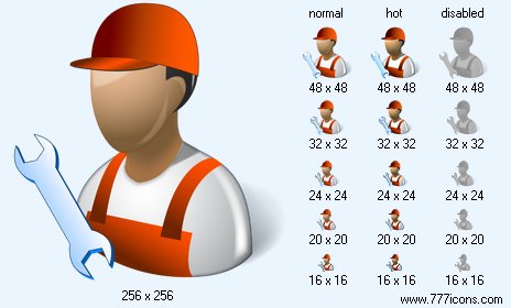 Motor Mechanic Icon Images