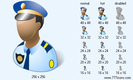 Policeman Icon Images