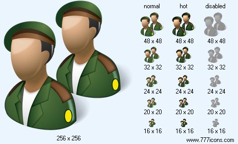 Soldiers Icon Images