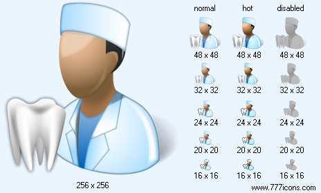 Stomatologist Icon Images