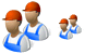 Workers icons