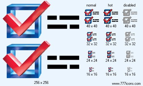 Check Boxes Icon Images