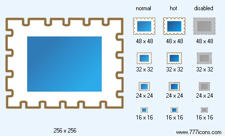 Postage Stamp Icon Images