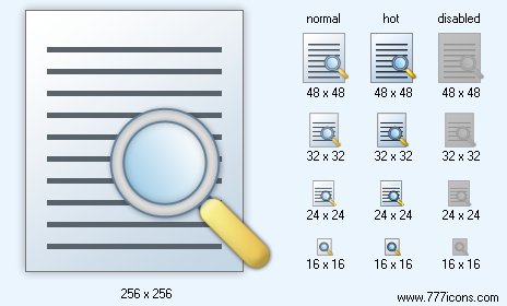 Search Text Icon Images