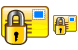 Secured message icons