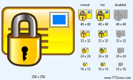 Secured Message Icon Images