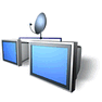 Cable TV with Shadow icon