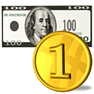 Currency with Shadow icon