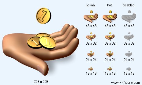 Earnings with Shadow Icon Images