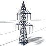 Electricity Supply Network with Shadow icon
