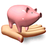 Financial Services with Shadow icon