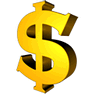 Gold Dollar icon