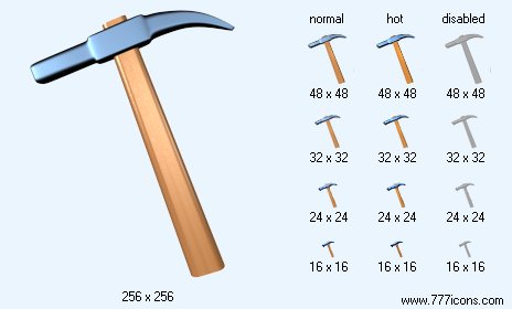 Hammer Icon Images