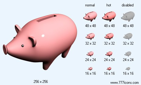 Piggy-Bank Icon Images