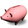 Piggy-Bank with Shadow icon