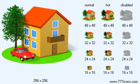 Property with Shadow Icon Images