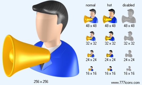 Publicity Agent Icon Images