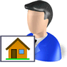 Realtor with Shadow icon