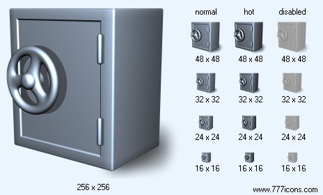 Safe with Shadow Icon Images