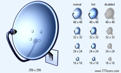 Satellite Radio Company Icon Images