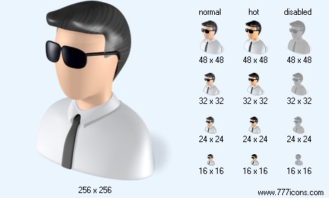 Security with Shadow Icon Images