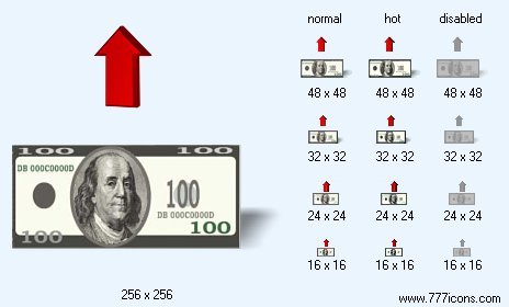 Send Money with Shadow Icon Images
