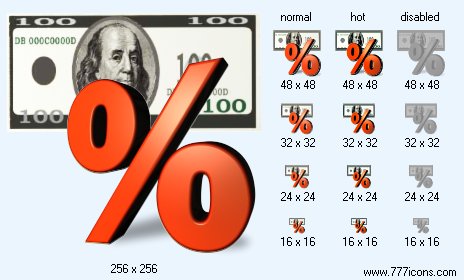Tax with Shadow Icon Images