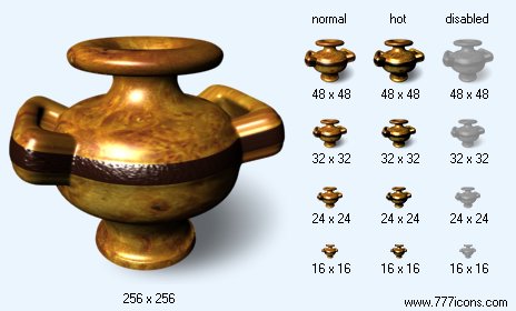 Vase with Shadow Icon Images