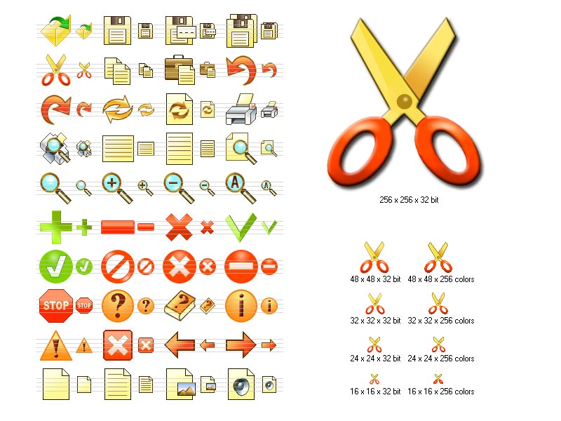 Screenshot of Fire Toolbar Icons 2006.2