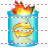 Burn dustbin icon