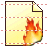 Hot file icon