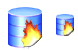 Burn data icons