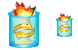 Burn dustbin icons
