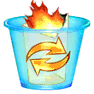 Burn Trash Can icon
